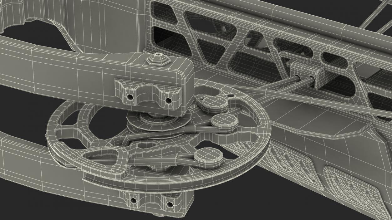 Crossbow Generic with Arrow and Scope 3D