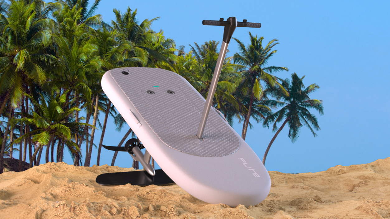 3D model Flitescooter Silver Color