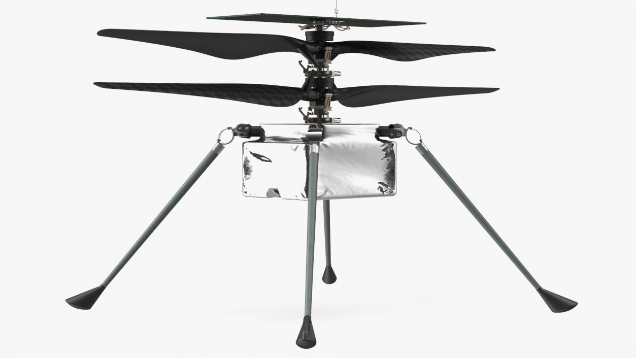 3D Ingenuity Mars Robotic Helicopter model