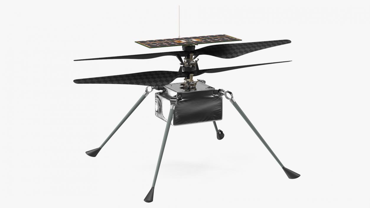 3D Ingenuity Mars Robotic Helicopter model