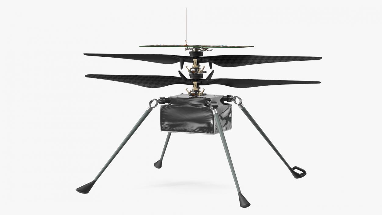 3D Ingenuity Mars Robotic Helicopter model