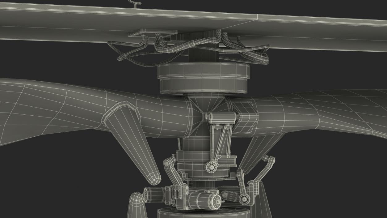 3D Ingenuity Mars Robotic Helicopter model