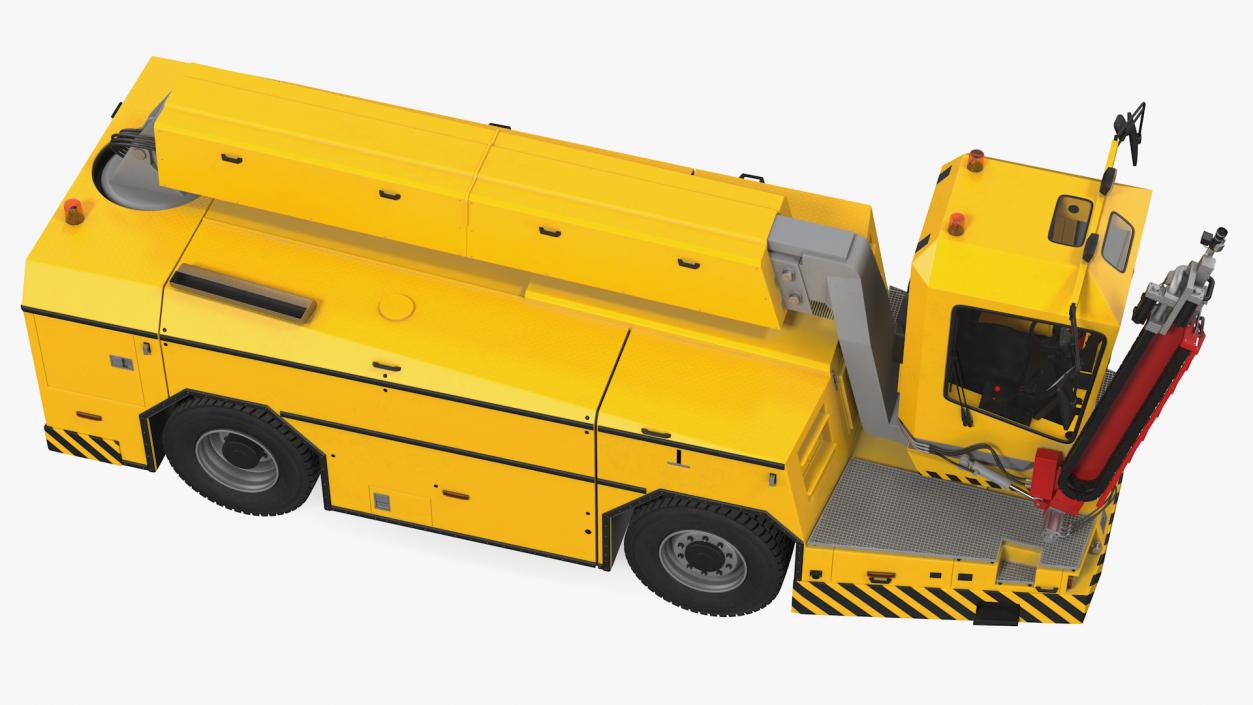 3D model Deicing Vehicle Generic Folded