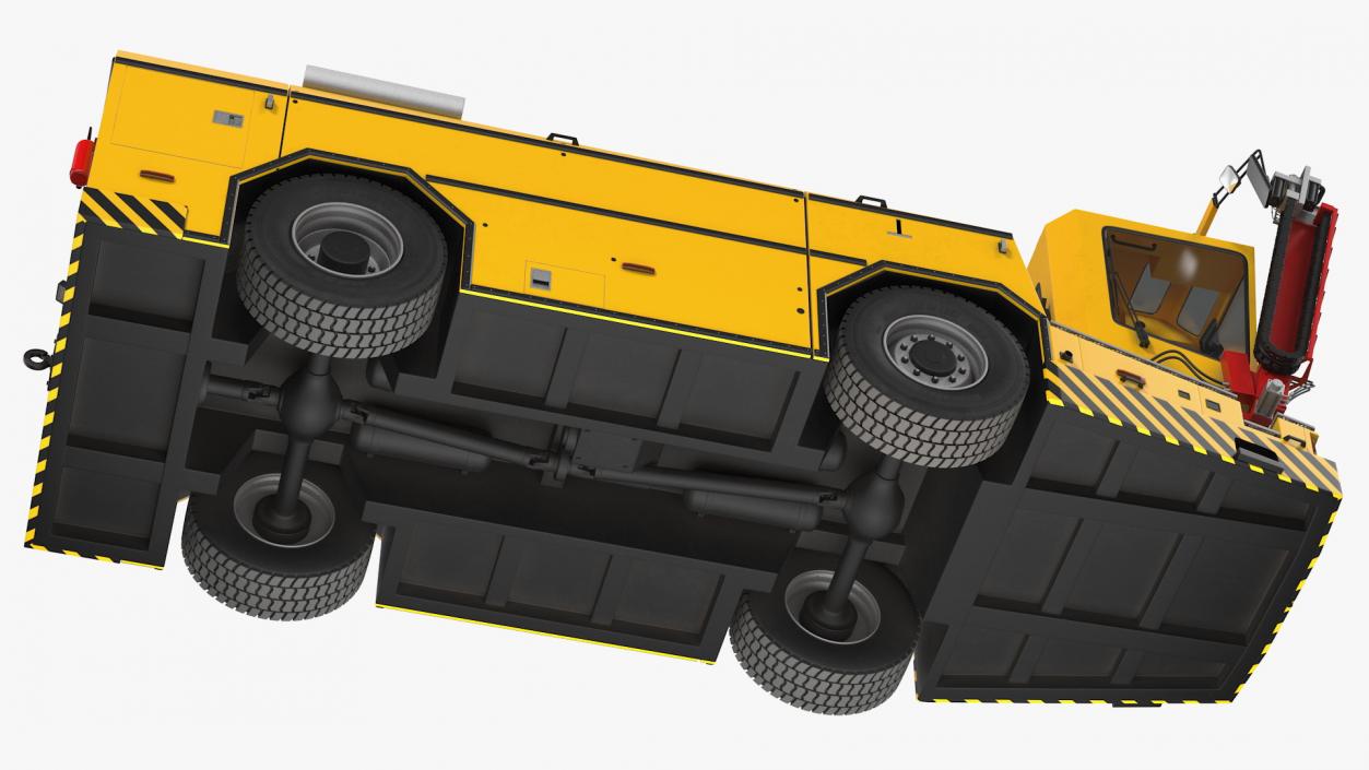 3D model Deicing Vehicle Generic Folded