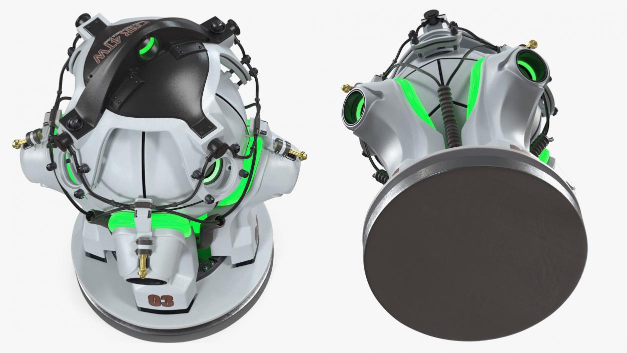 Sci Fi Nuclear Reactor 3D