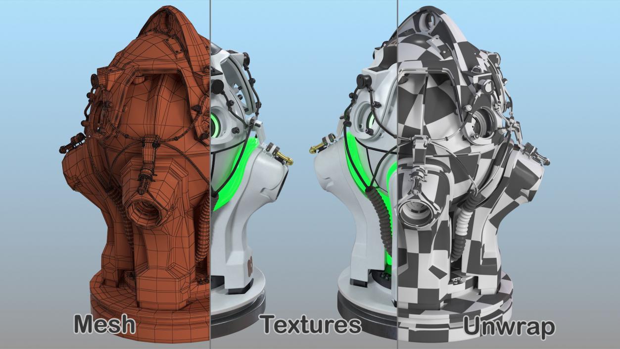 Sci Fi Nuclear Reactor 3D