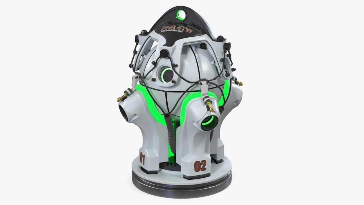 Sci Fi Nuclear Reactor 3D