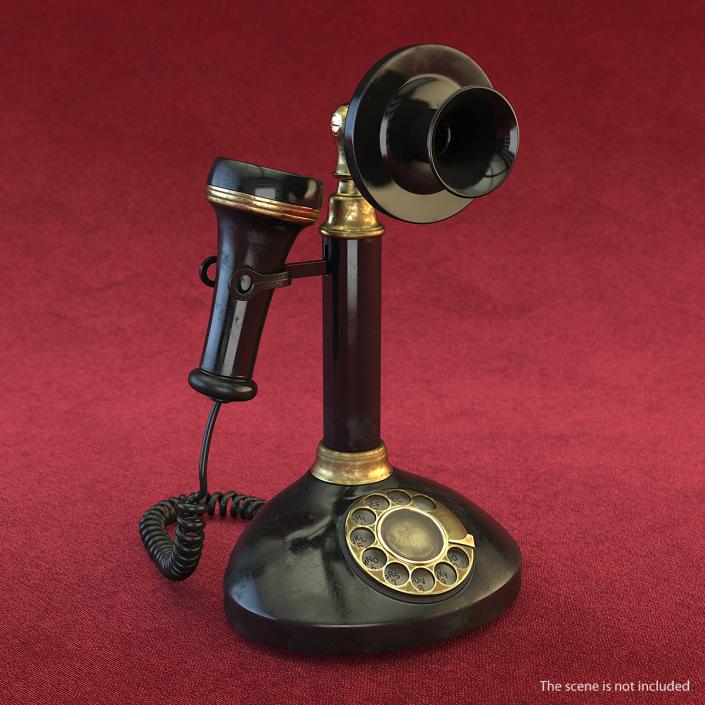 Rotary Phones 3D Models Collection 3D model