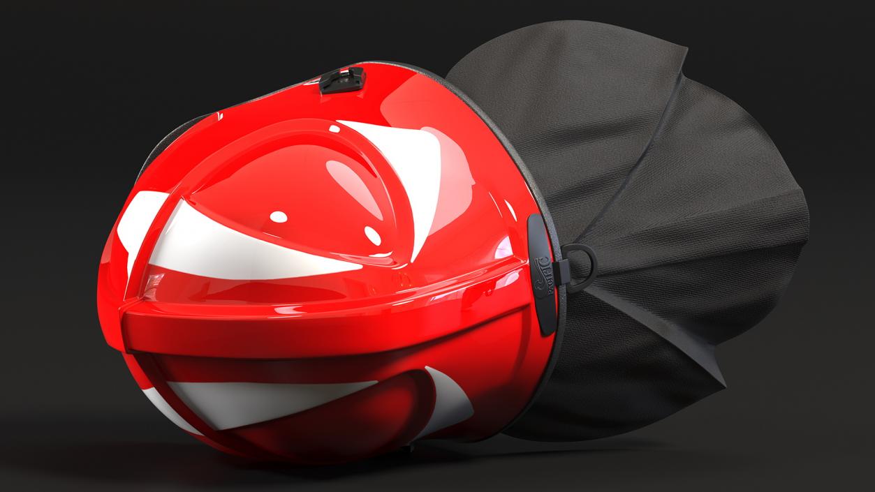 3D Red Fire Helmet F10 MKV model