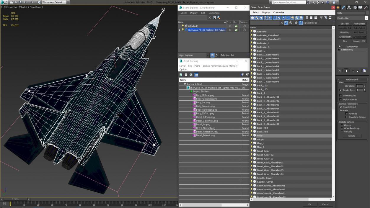 3D Shenyang FC 31 Multirole Jet Fighter