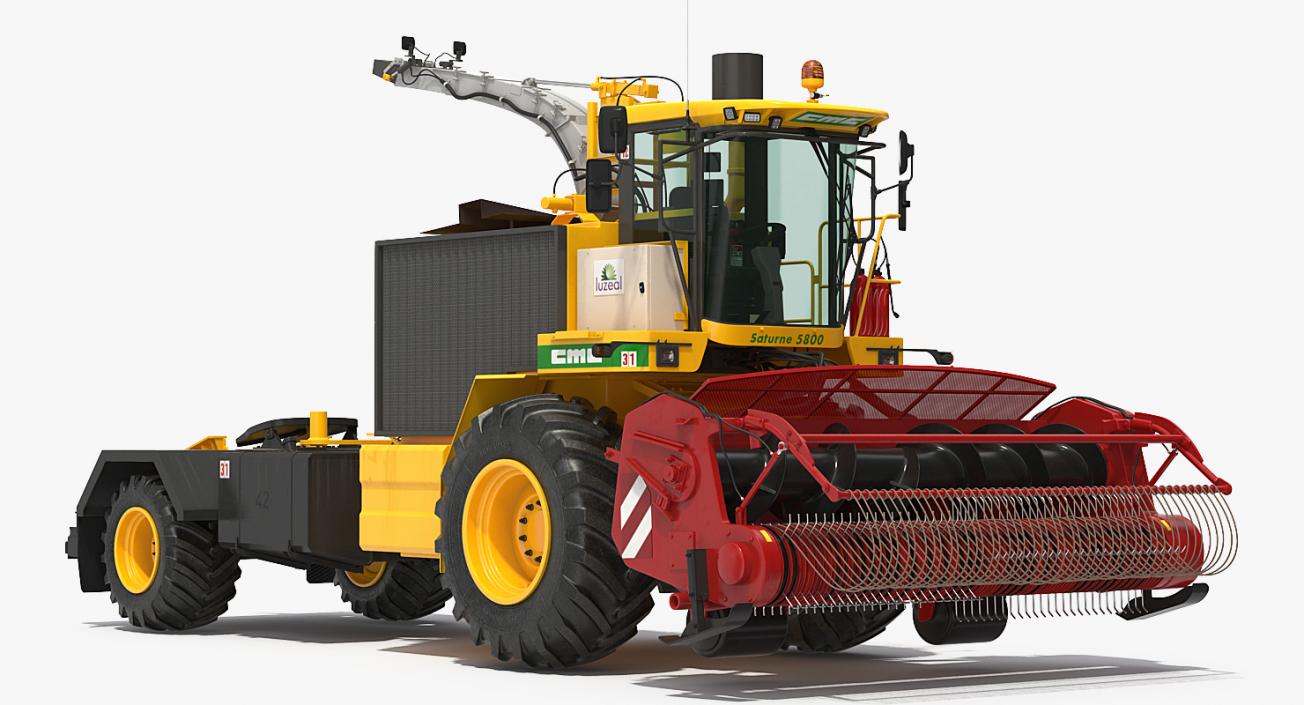 Forage Harvester CMC Saturne 5800 Clean 3D model