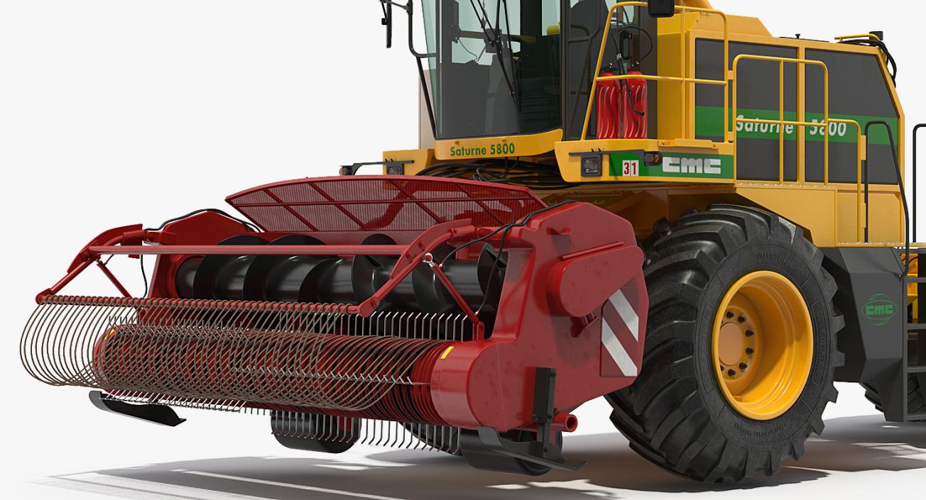 Forage Harvester CMC Saturne 5800 Clean 3D model