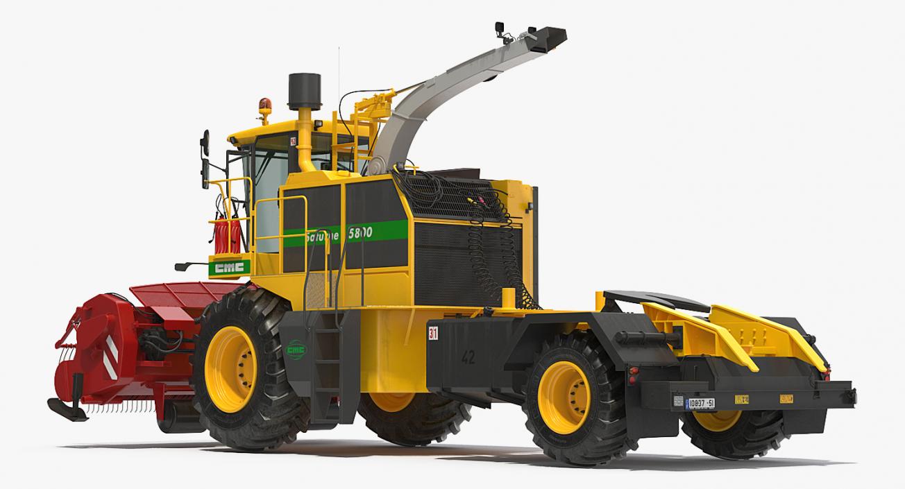 Forage Harvester CMC Saturne 5800 Clean 3D model