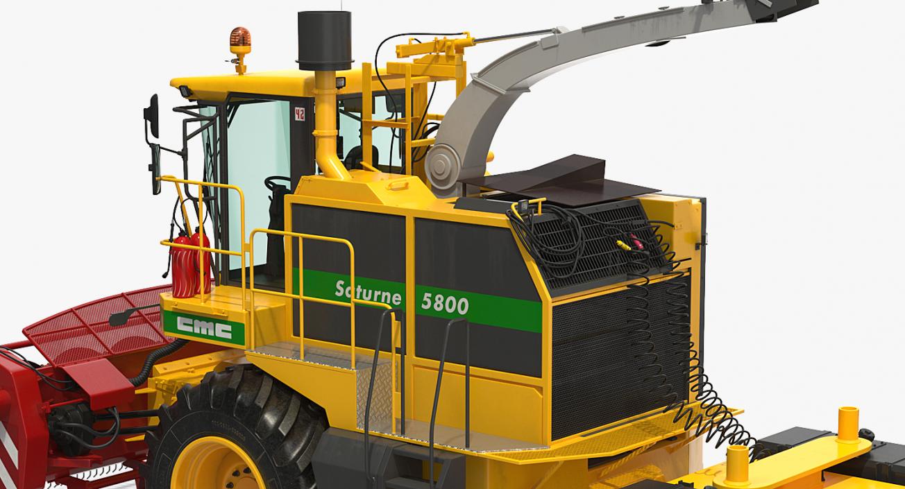 Forage Harvester CMC Saturne 5800 Clean 3D model