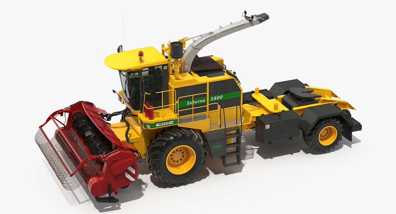 Forage Harvester CMC Saturne 5800 Clean 3D model