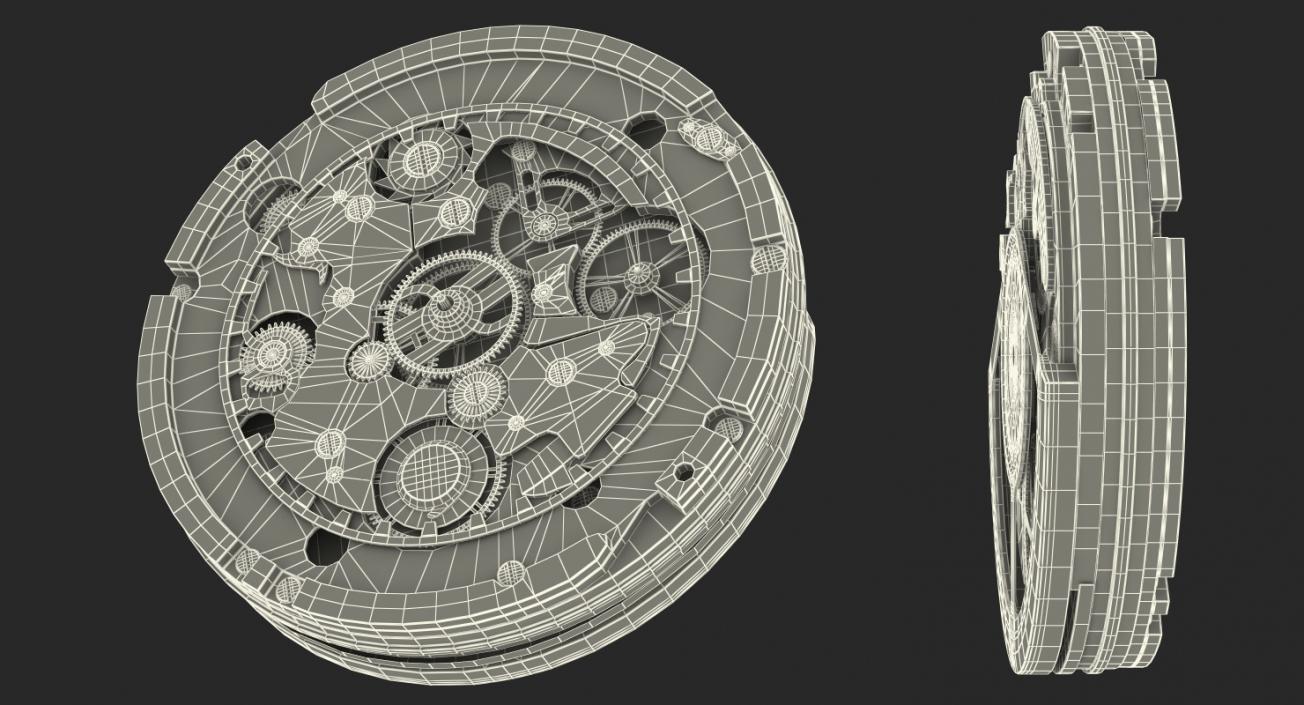 Clock Mechanisms Collection 6 3D model