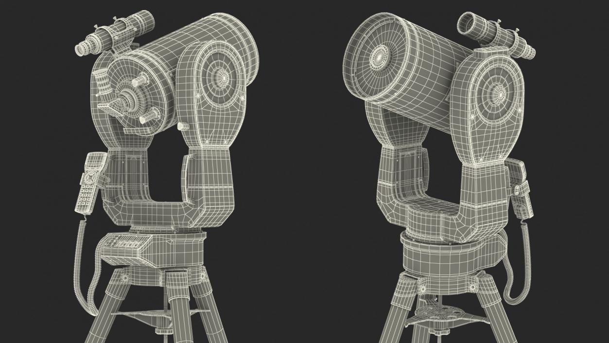 3D Meade LX200 8 Inch Telescope with Field Tripod