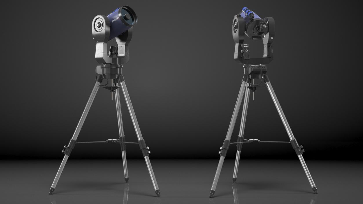 3D Meade LX200 8 Inch Telescope with Field Tripod