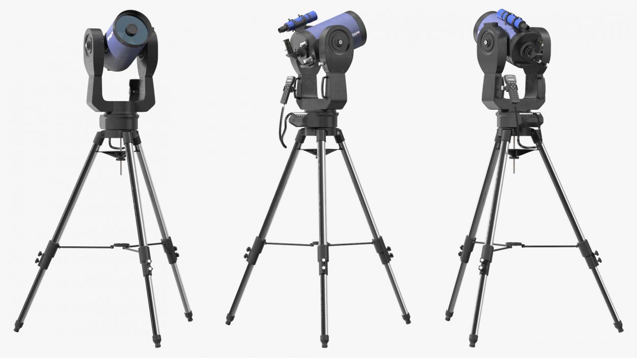 3D Meade LX200 8 Inch Telescope with Field Tripod