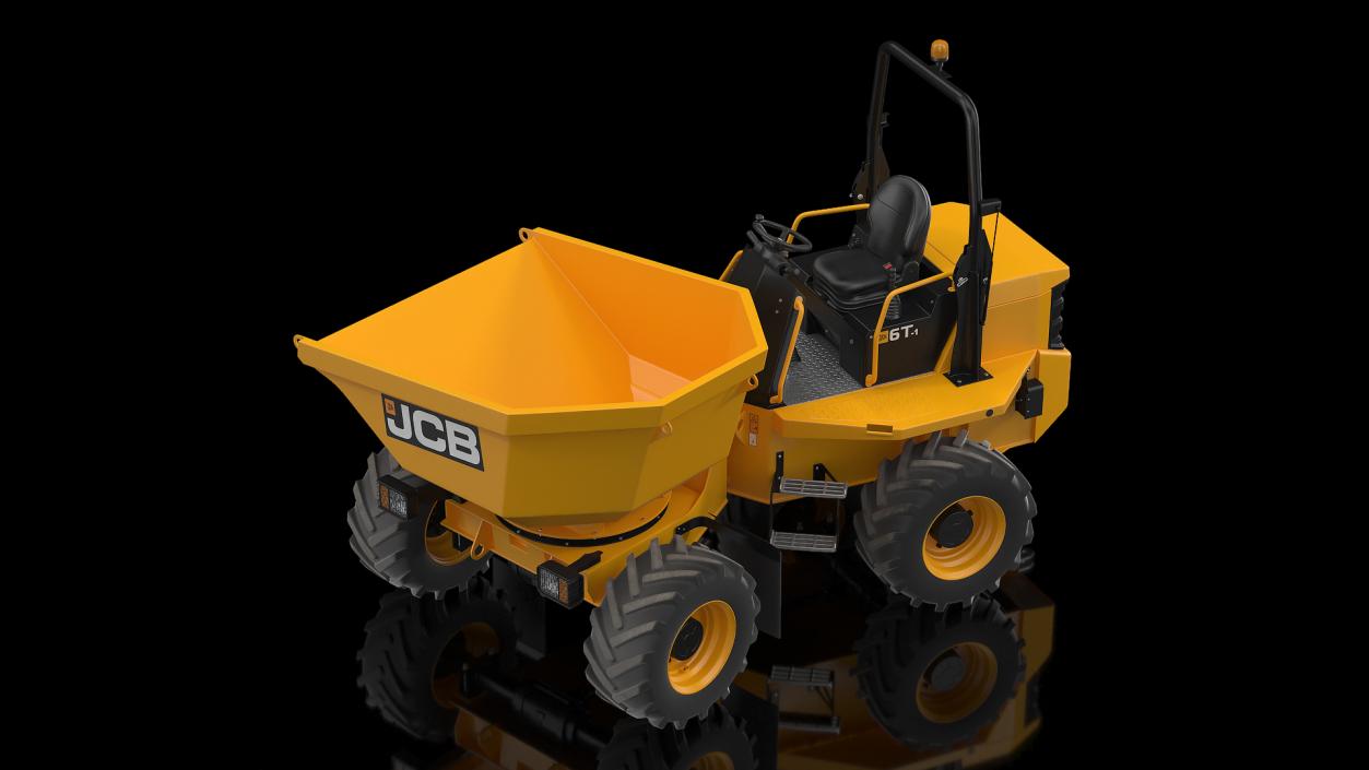 JCB 6T-1 Site Dumper Rigged 3D