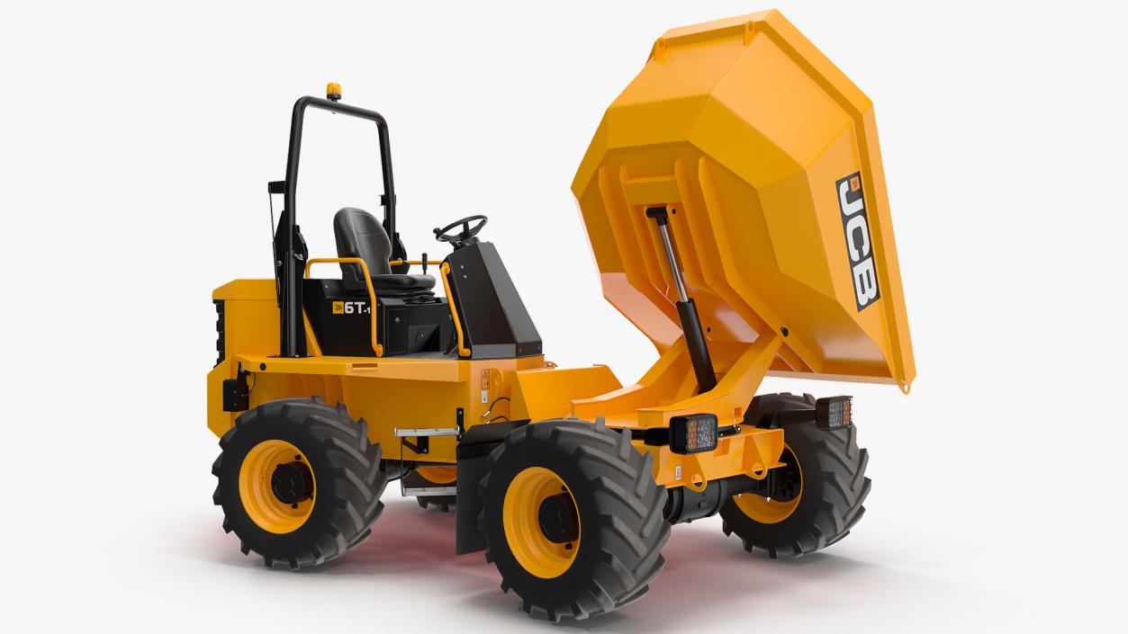 JCB 6T-1 Site Dumper Rigged 3D