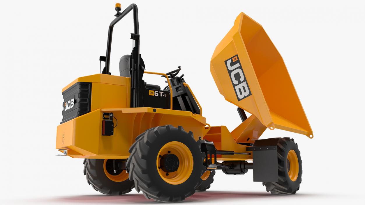 JCB 6T-1 Site Dumper Rigged 3D