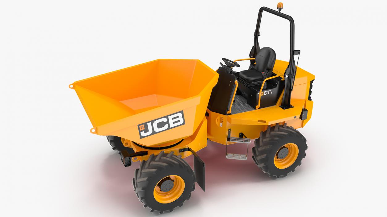 JCB 6T-1 Site Dumper Rigged 3D