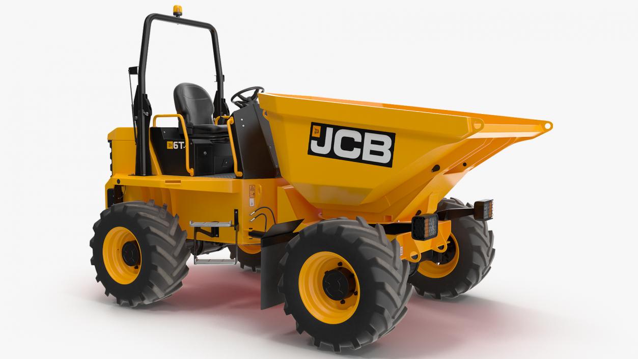 JCB 6T-1 Site Dumper Rigged 3D