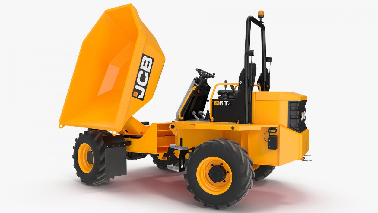 JCB 6T-1 Site Dumper Rigged 3D