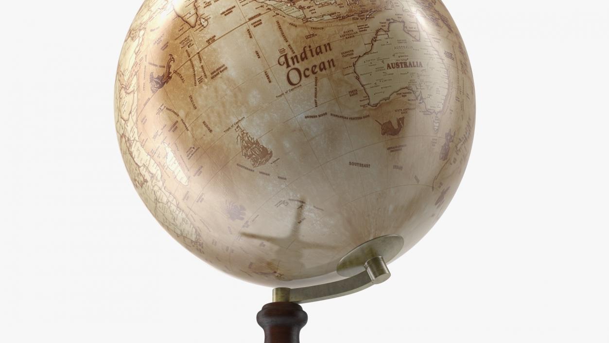 Old Vintage Globe 3D