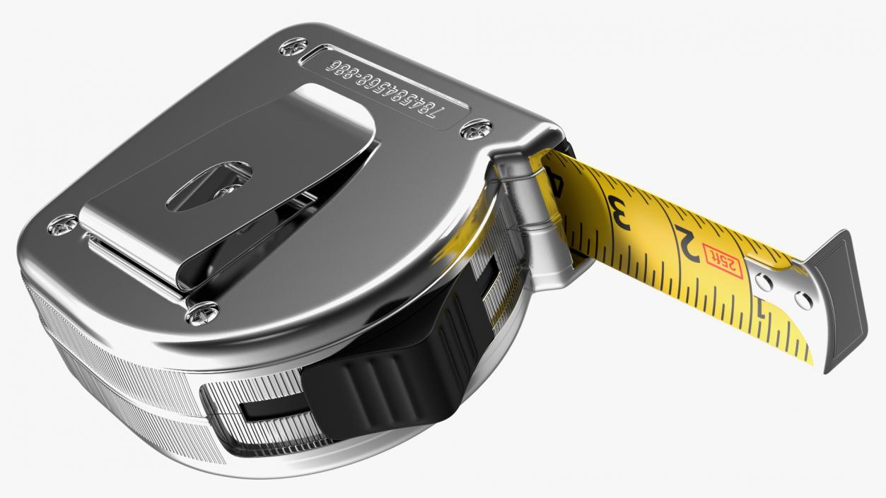 3D Tape Measure 25 ft model