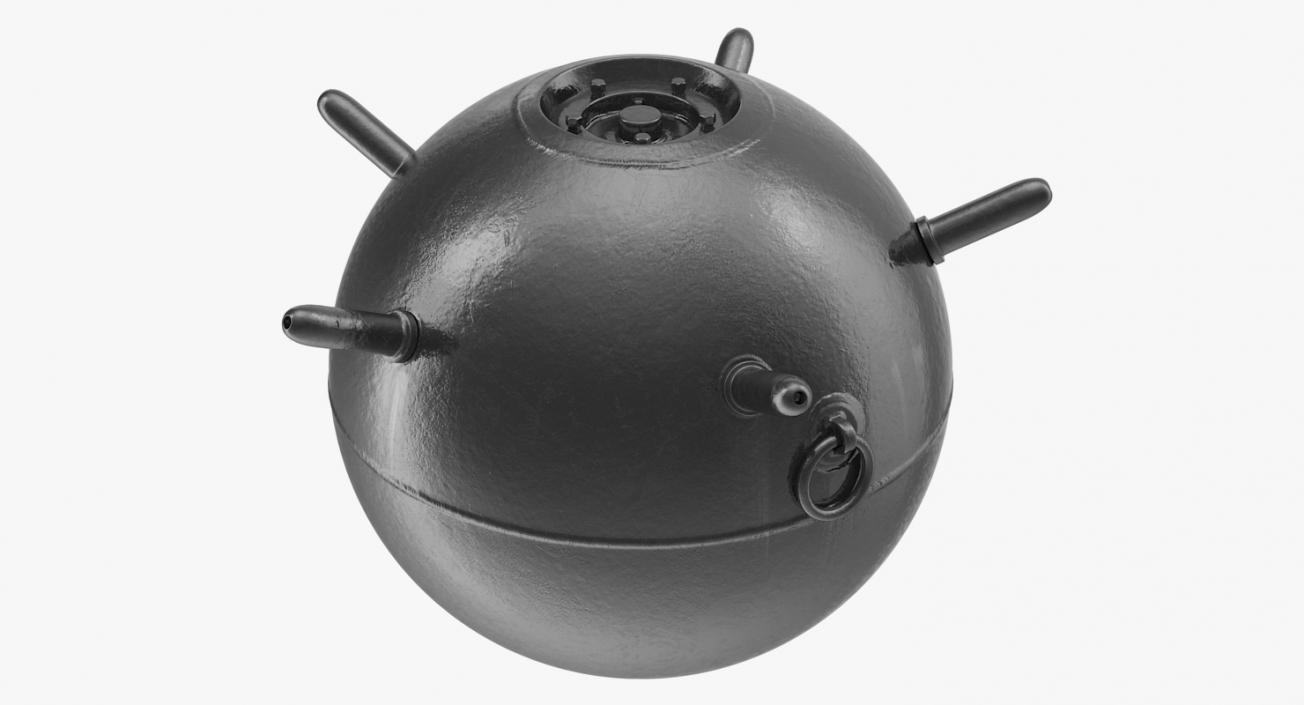 Underwater Sea Mine 3D model