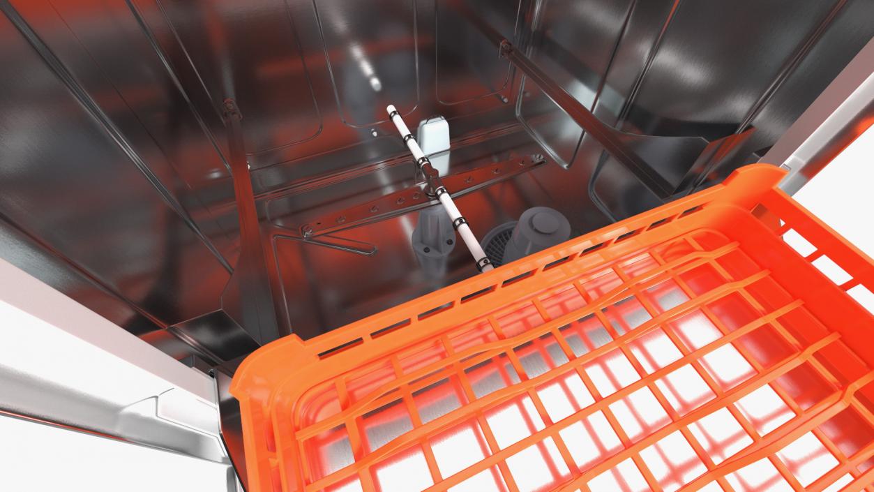 Commercial Dishwasher Asber Closed 3D model