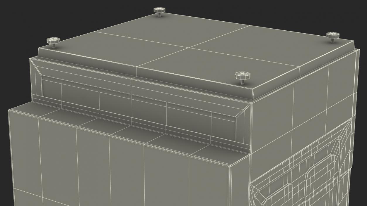 Commercial Dishwasher Asber Closed 3D model