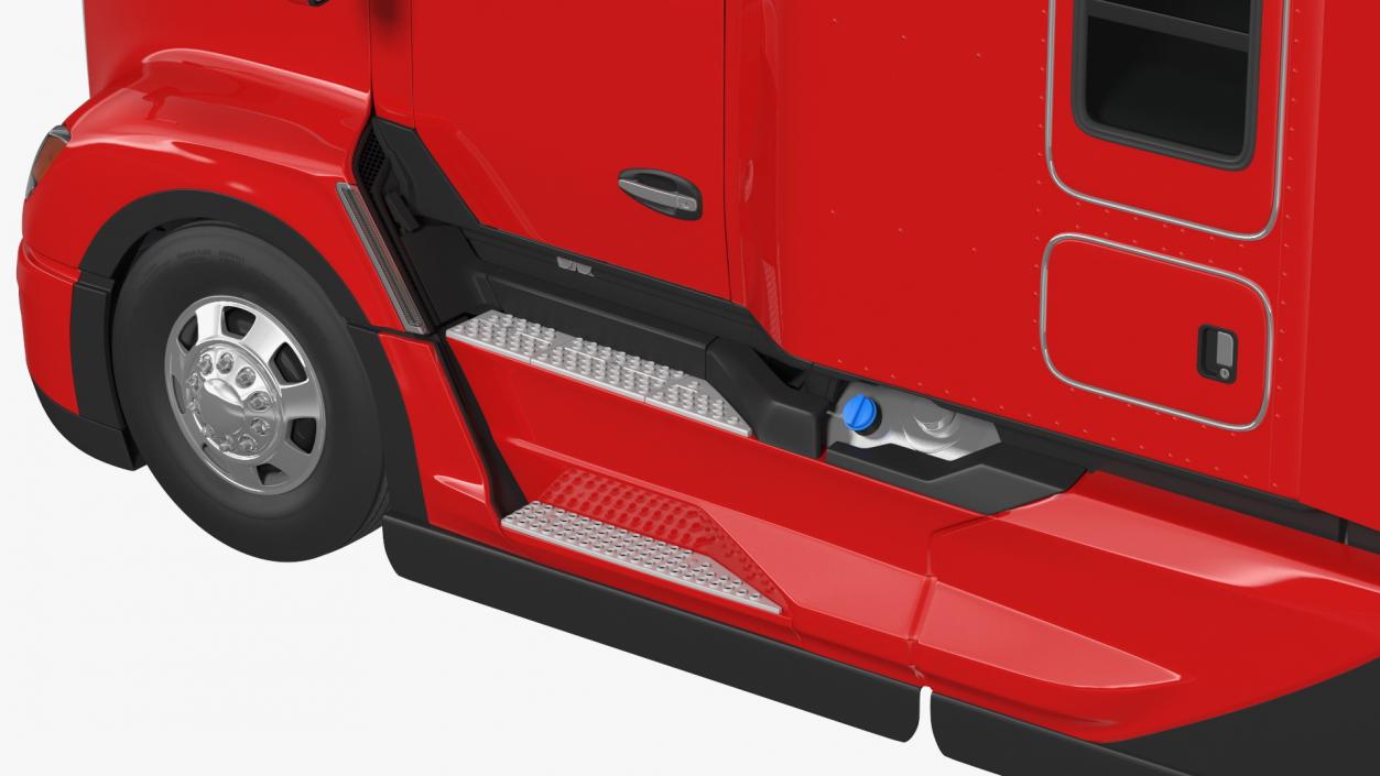 3D New Generation Truck with Semi Trailer model