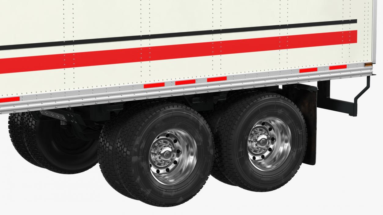 3D New Generation Truck with Semi Trailer model