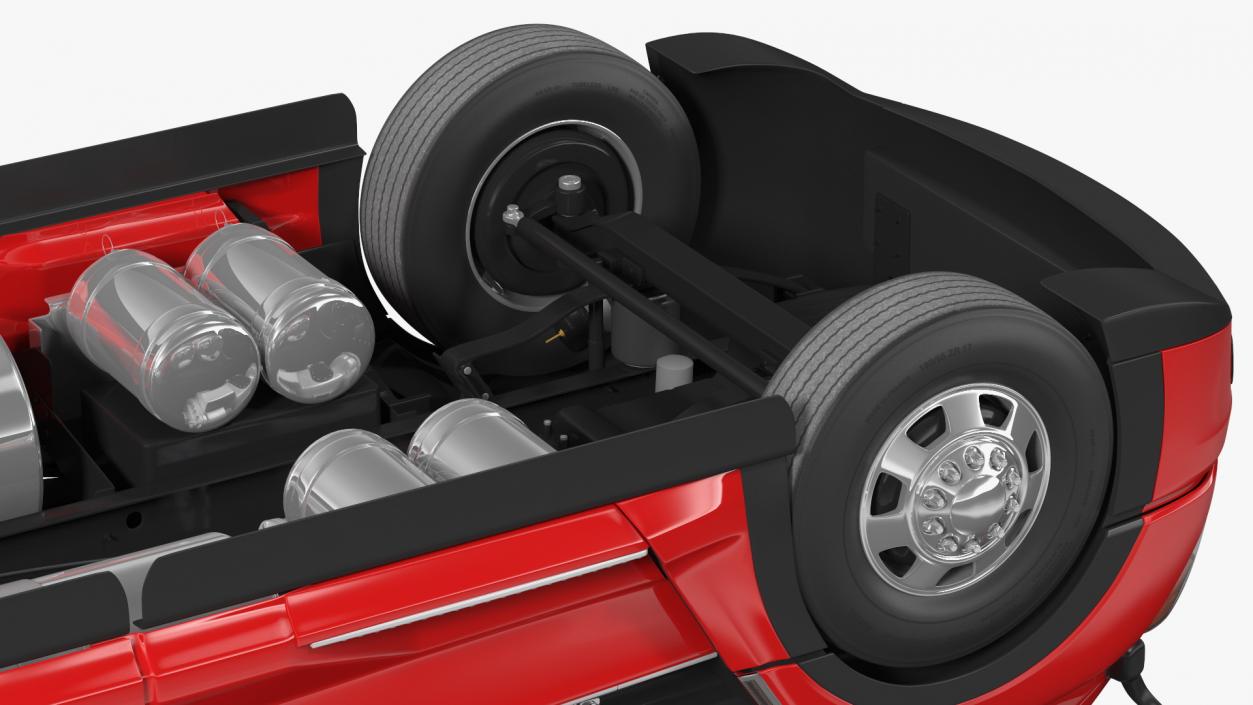 3D New Generation Truck with Semi Trailer model