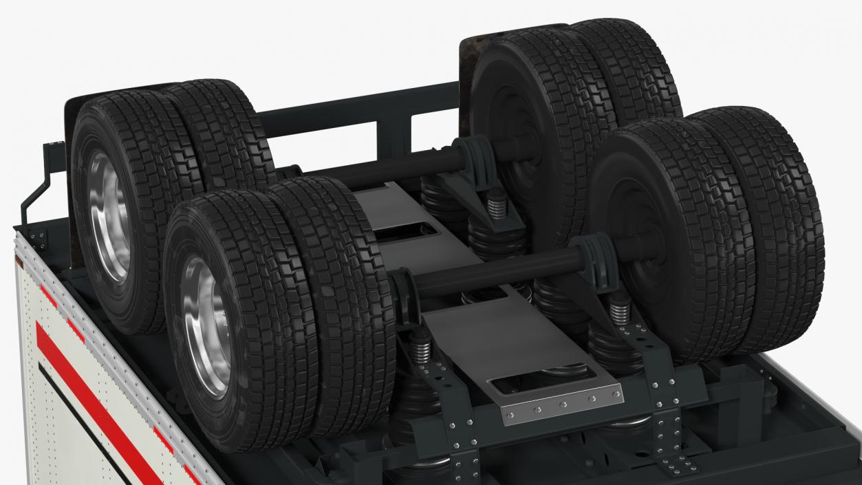 3D New Generation Truck with Semi Trailer model