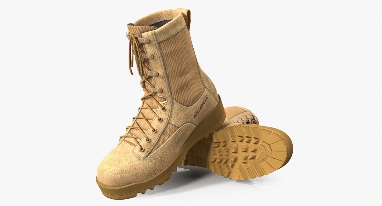 3D model Military Boots 3D Models Collection