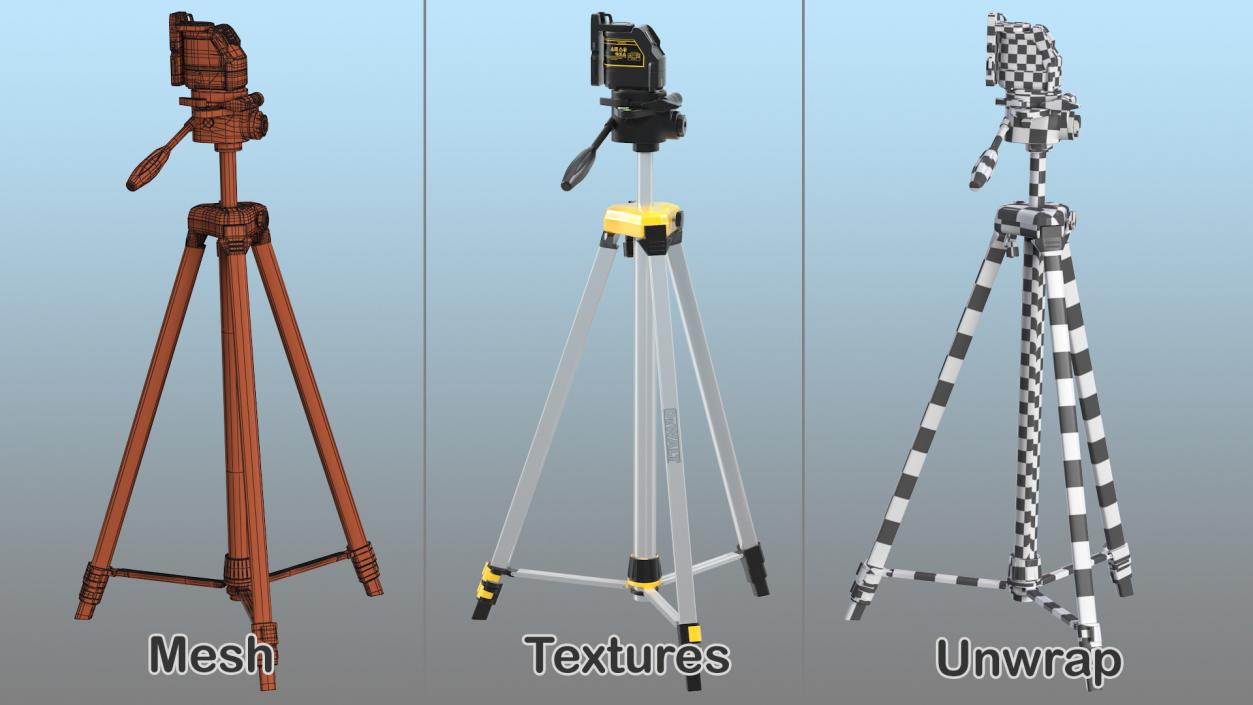 3D model DeWalt DW088K Cross Line Laser Level Kit