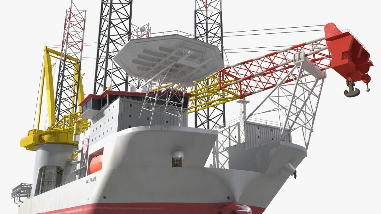 Jack Up Installation Vessel 3D