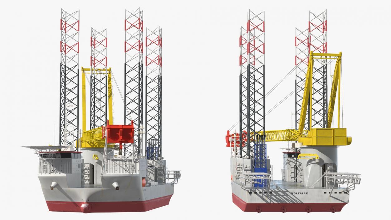 Jack Up Installation Vessel 3D