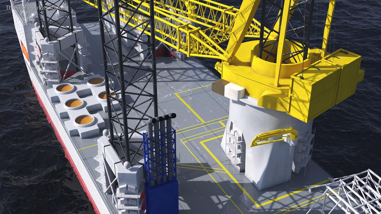 Jack Up Installation Vessel 3D