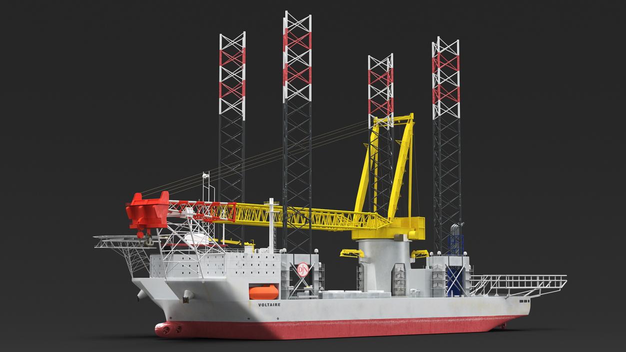 Jack Up Installation Vessel 3D