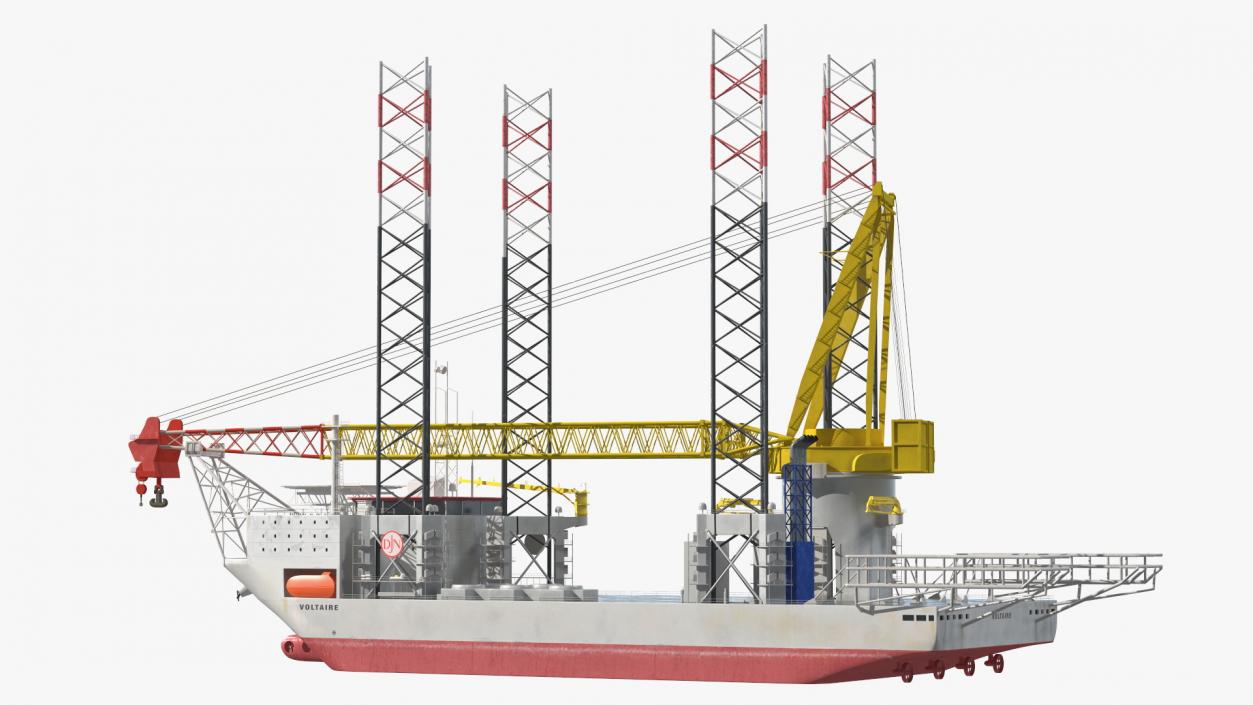 Jack Up Installation Vessel 3D