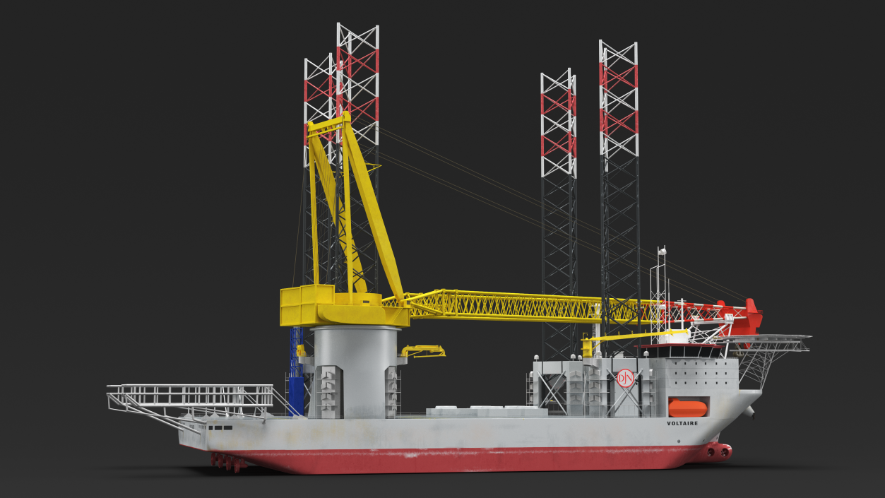 Jack Up Installation Vessel 3D