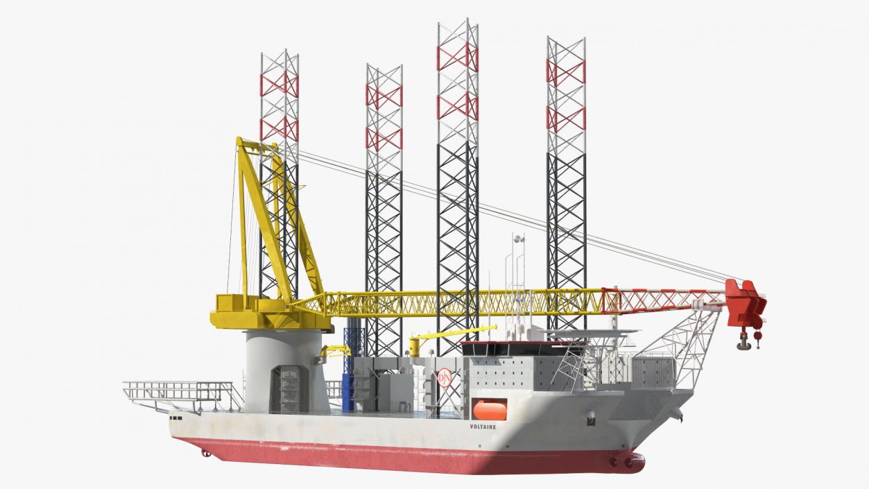 Jack Up Installation Vessel 3D