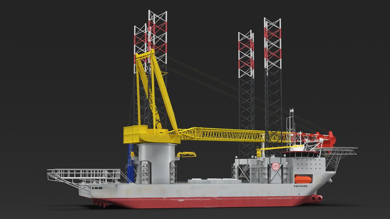 Jack Up Installation Vessel 3D