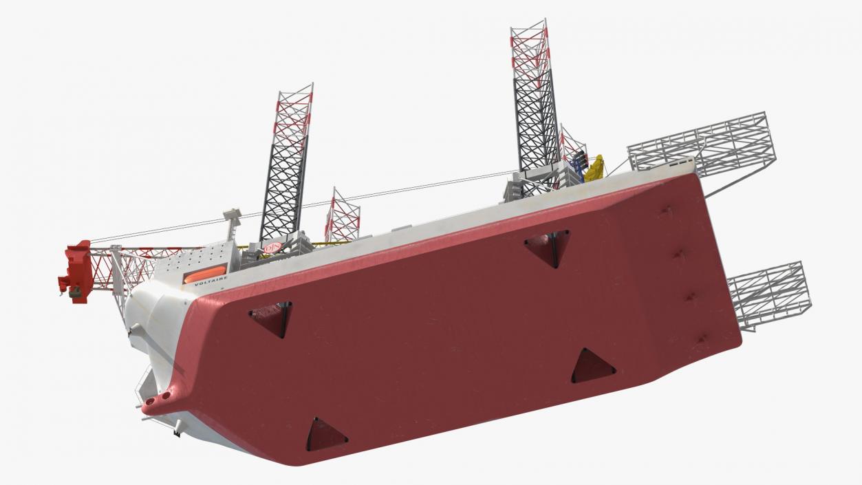 Jack Up Installation Vessel 3D