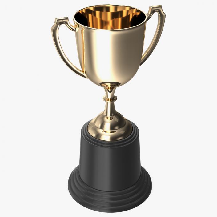 3D Award Cup Golden